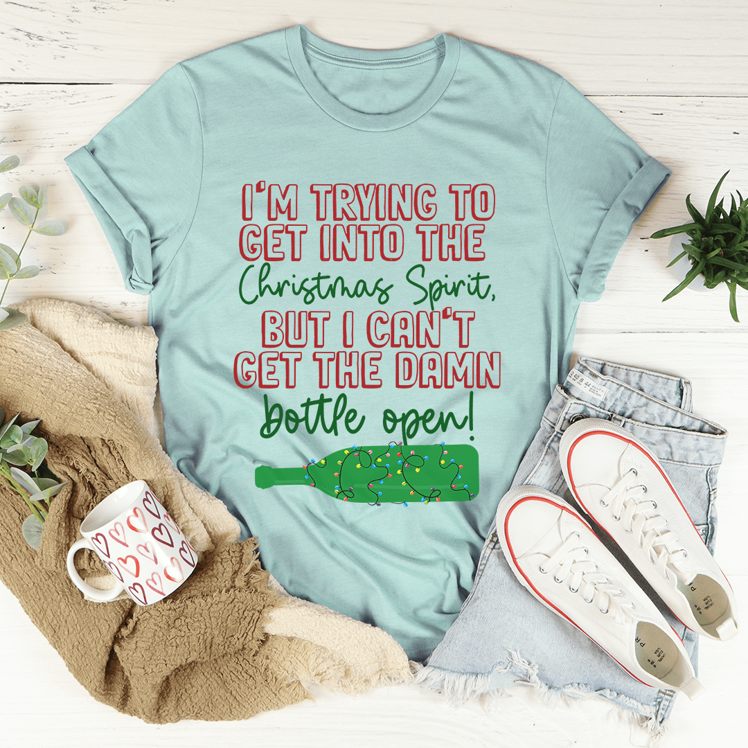 I'm Trying To Get Into The Christmas Spirit Tee shopmerchmallow I'm Trying To Get Into The Christmas Spirit Tee