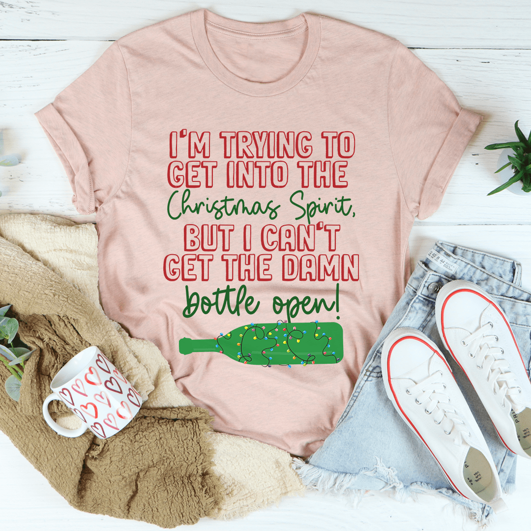 I'm Trying To Get Into The Christmas Spirit Tee shopmerchmallow I'm Trying To Get Into The Christmas Spirit Tee