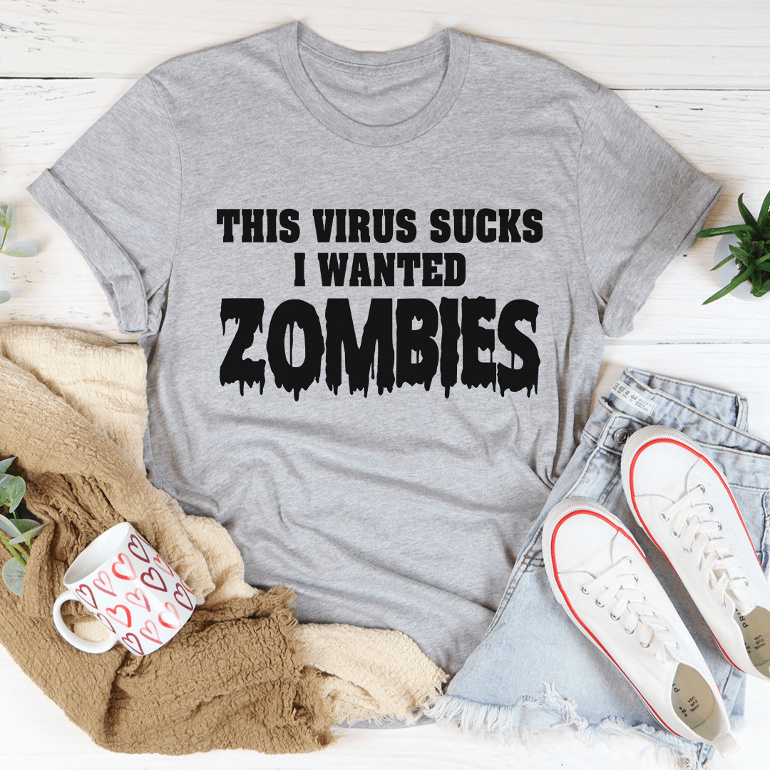I Wanted Zombies Tee shopmerchmallow I Wanted Zombies Tee