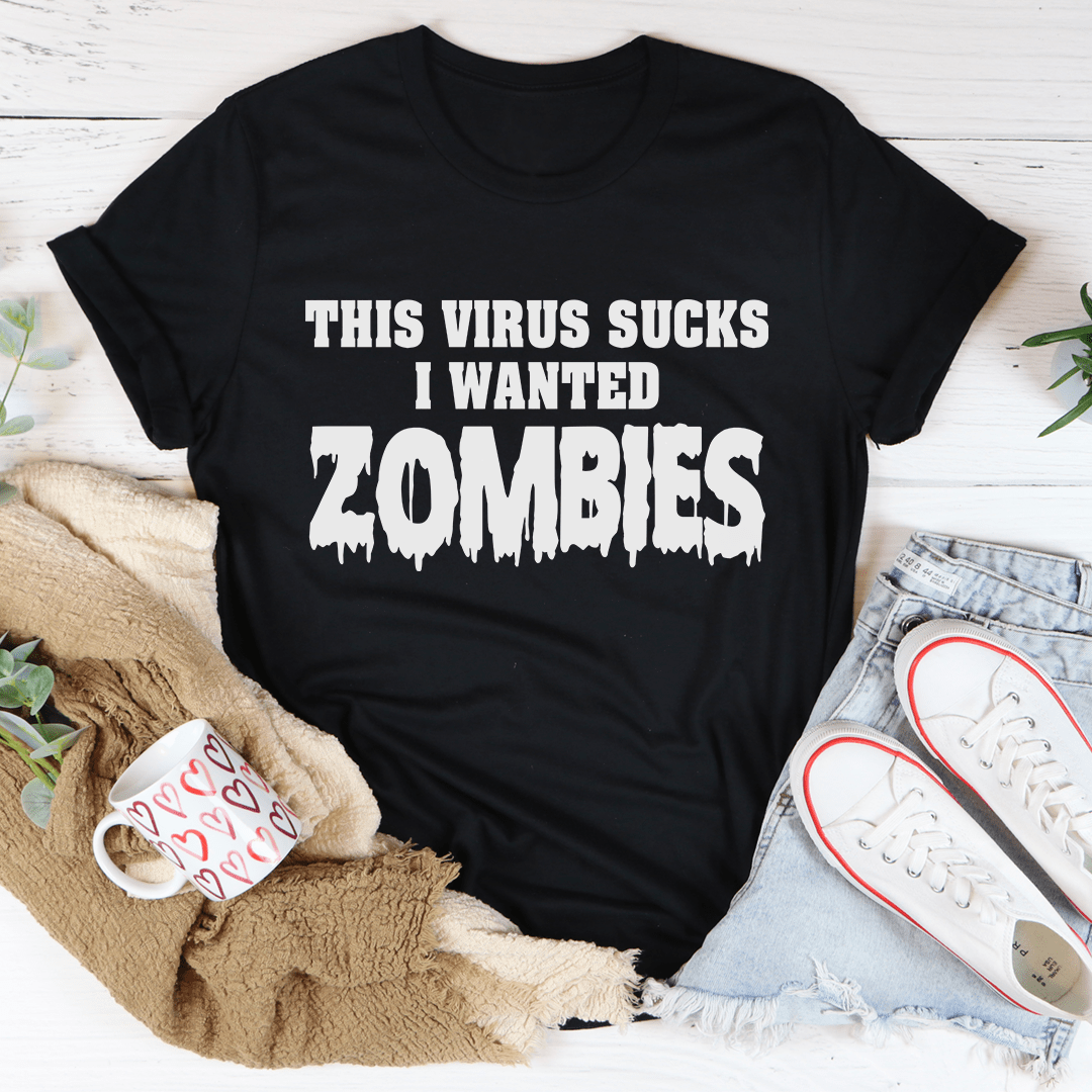 I Wanted Zombies Tee shopmerchmallow I Wanted Zombies Tee