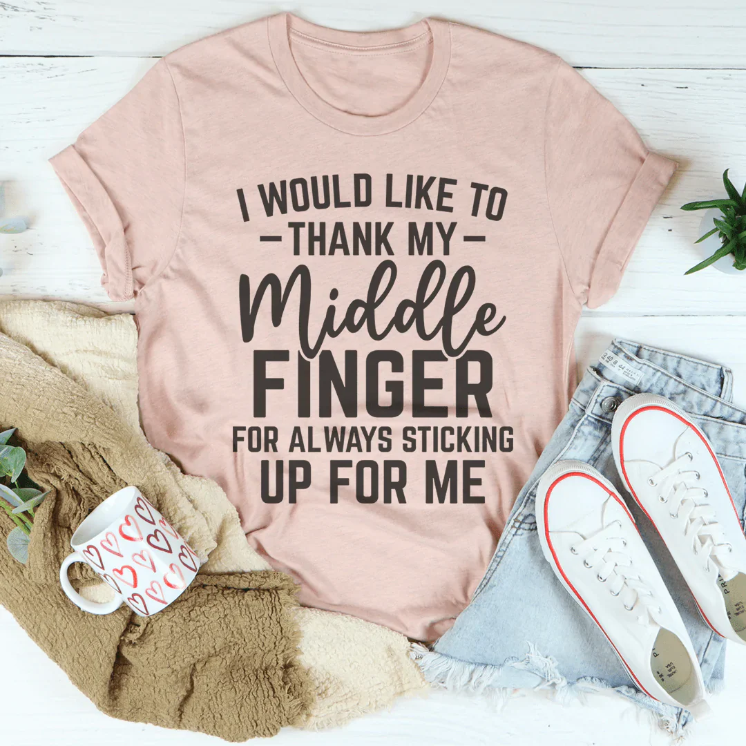 I Would Like To Thank My Middle Finger Tee shopmerchmallow I Would Like To Thank My Middle Finger Tee