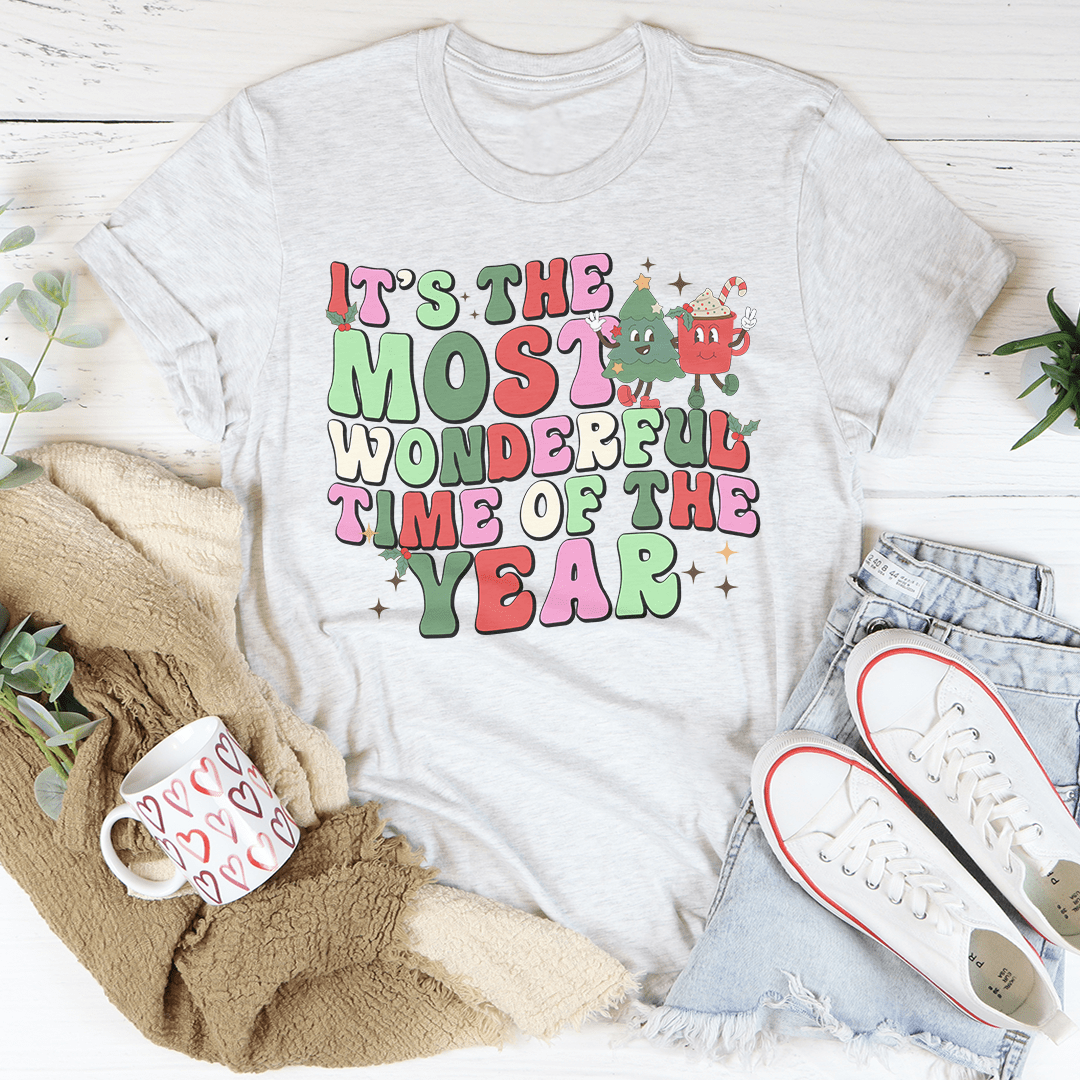 It's The Most Wonderful Time Of The Year Retro Tee shopmerchmallow It's The Most Wonderful Time Of The Year Retro Tee