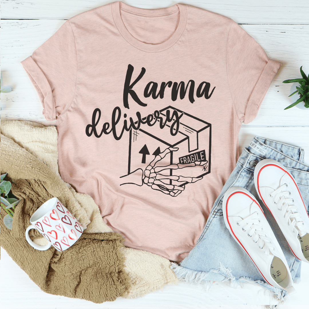 Karma Delivery Package Tee shopmerchmallow Karma Delivery Package Tee