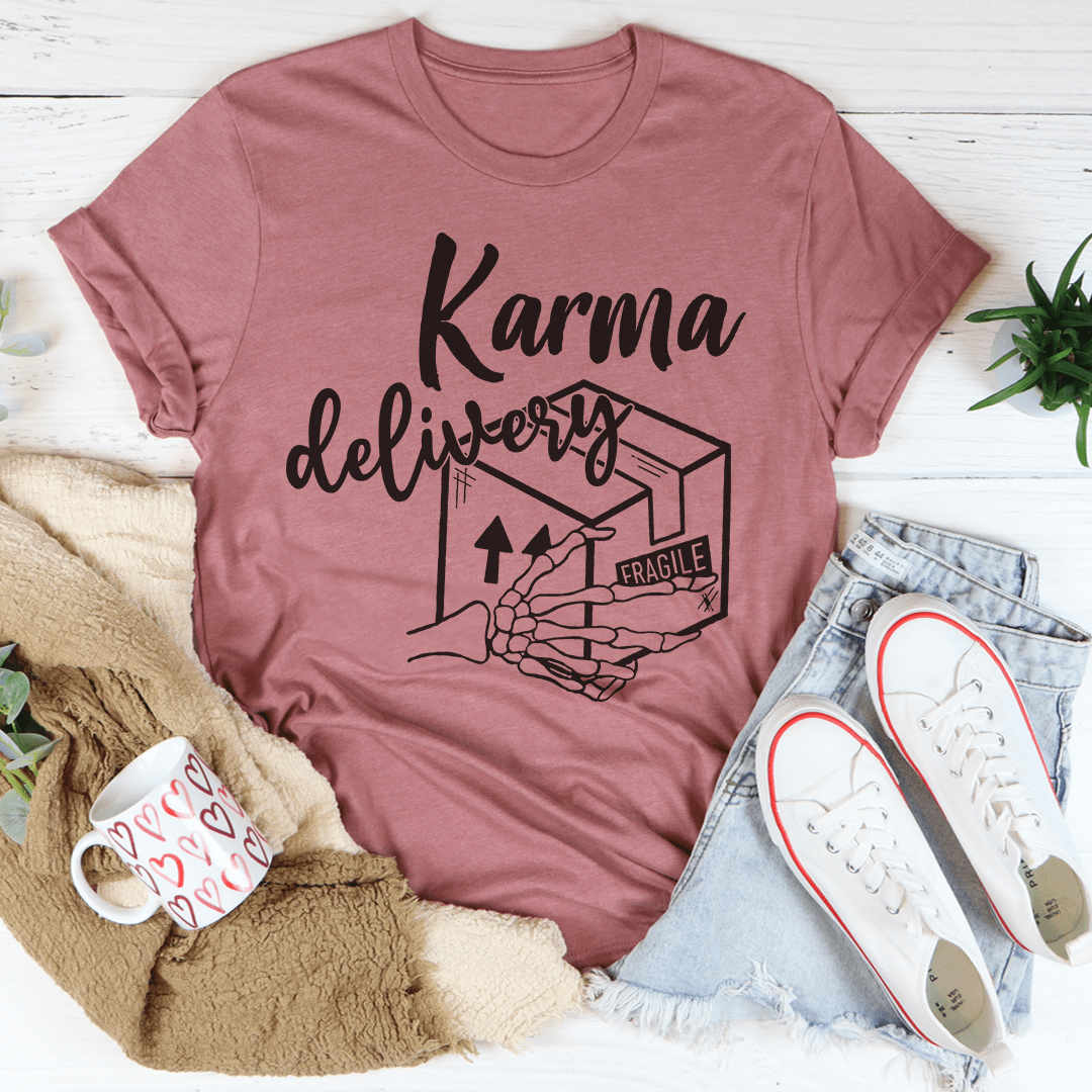 Karma Delivery Package Tee shopmerchmallow Karma Delivery Package Tee