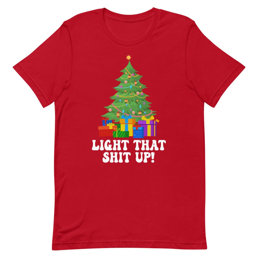 Light That Up Christmas Tree Tee shopmerchmallow Light That Up Christmas Tree Tee