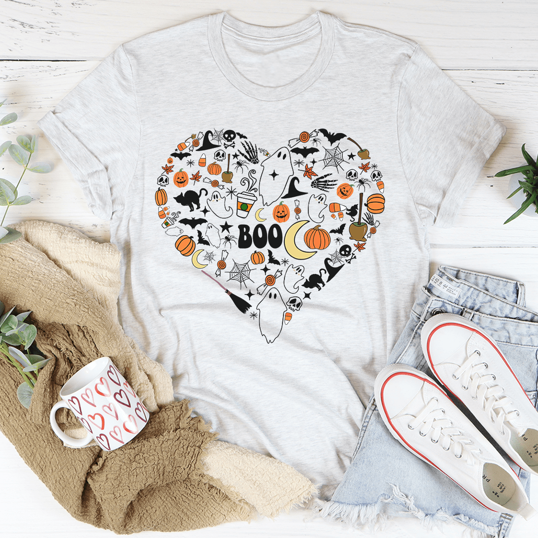 Love Halloween Doodle Tee shopmerchmallow Love Halloween Doodle Tee
