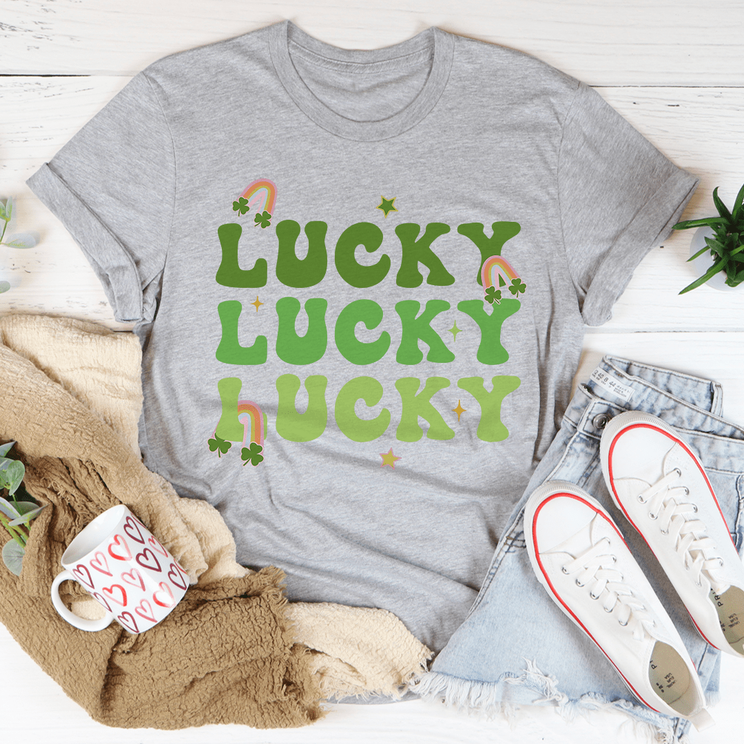 Lucky Retro Rainbow Tee