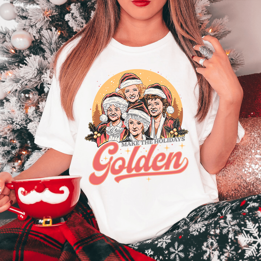 Make The Holidays Golden Tee shopmerchmallow Make The Holidays Golden Tee