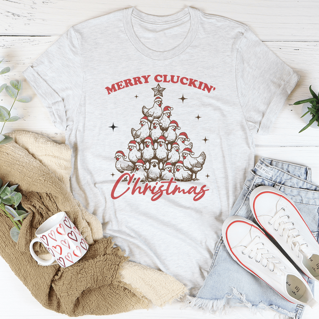 Merry Cluckin Christmas Tee shopmerchmallow Merry Cluckin Christmas Tee