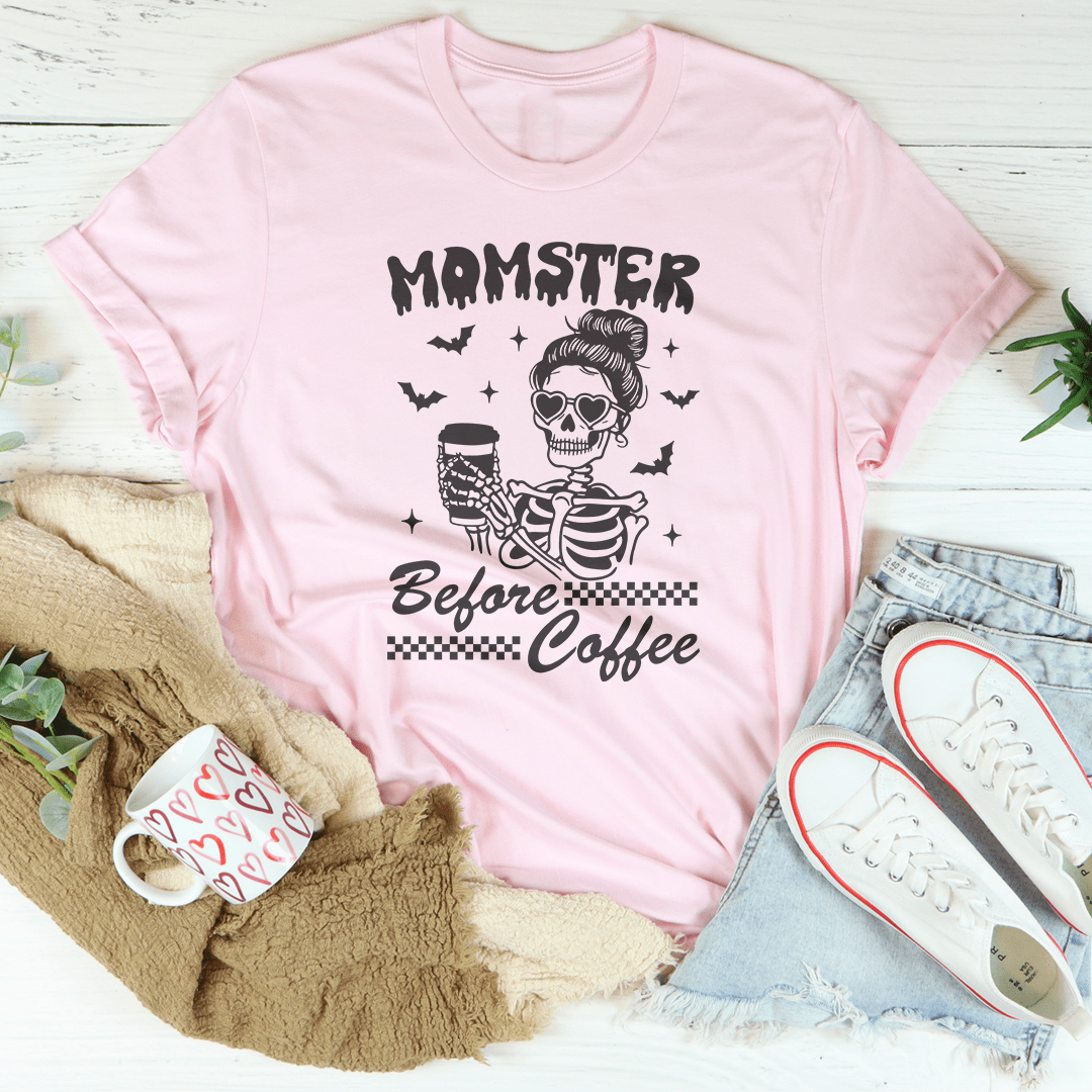 Momster Before Coffee Tee shopmerchmallow Momster Before Coffee Tee