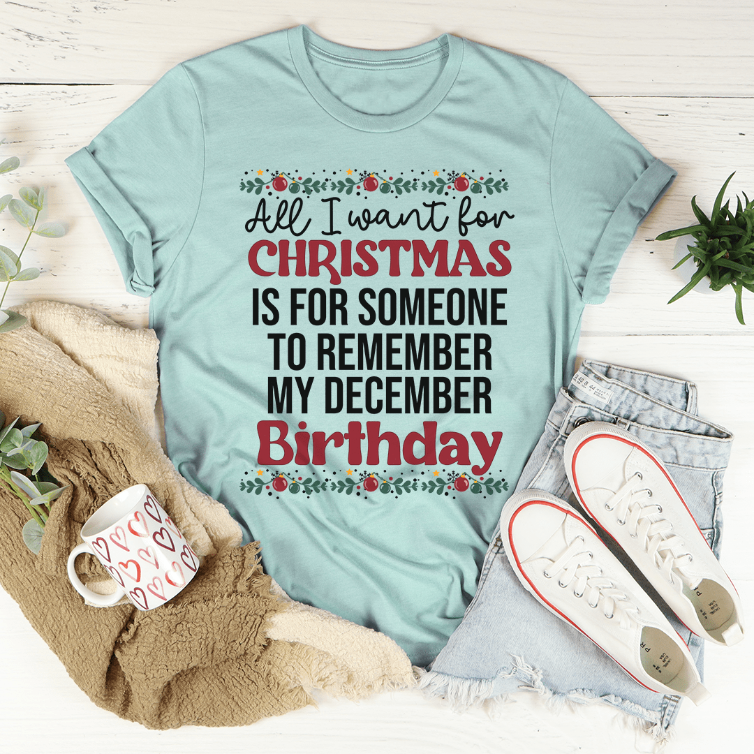 My December Birthday Tee shopmerchmallow My December Birthday Tee