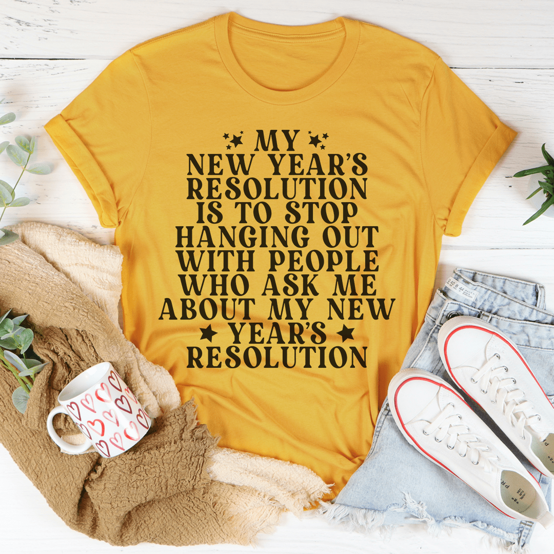 My New Year Resolution Tee shopmerchmallow My New Year Resolution Tee