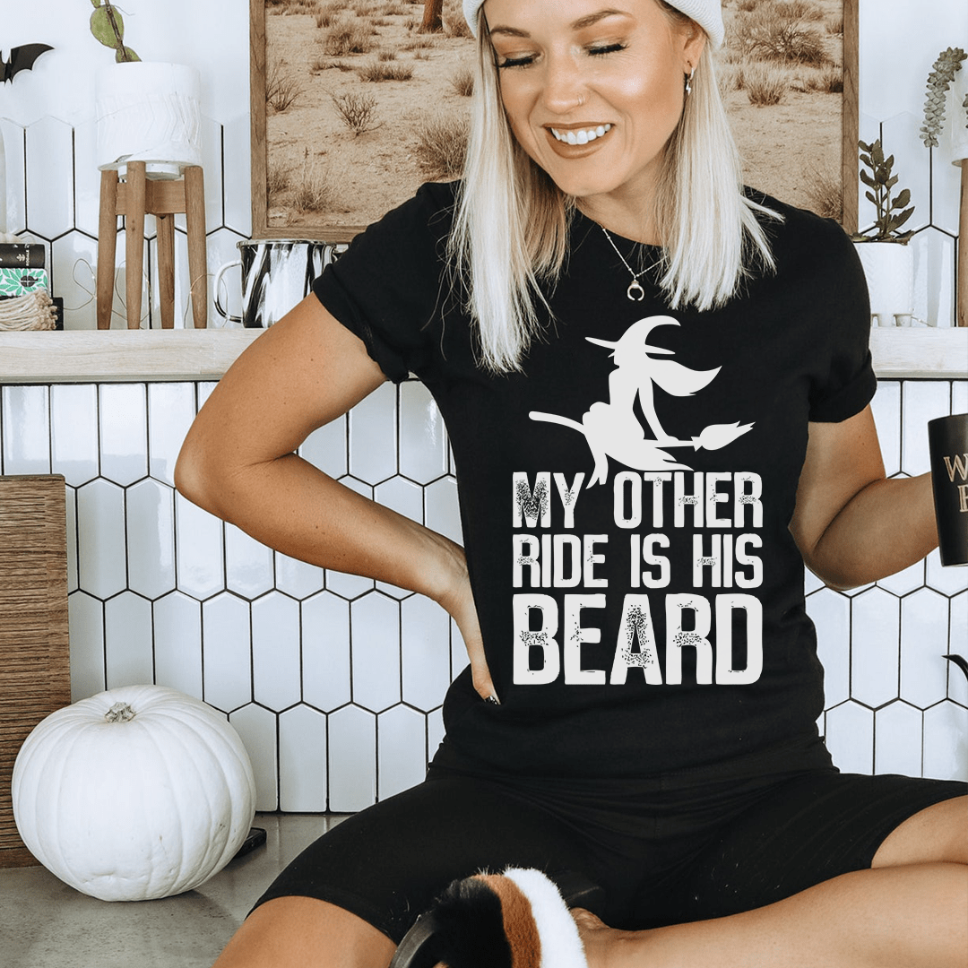 My Other Ride Is His Beard Tee shopmerchmallow My Other Ride Is His Beard Tee