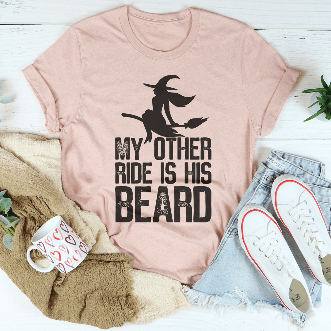 My Other Ride Is His Beard Tee shopmerchmallow My Other Ride Is His Beard Tee