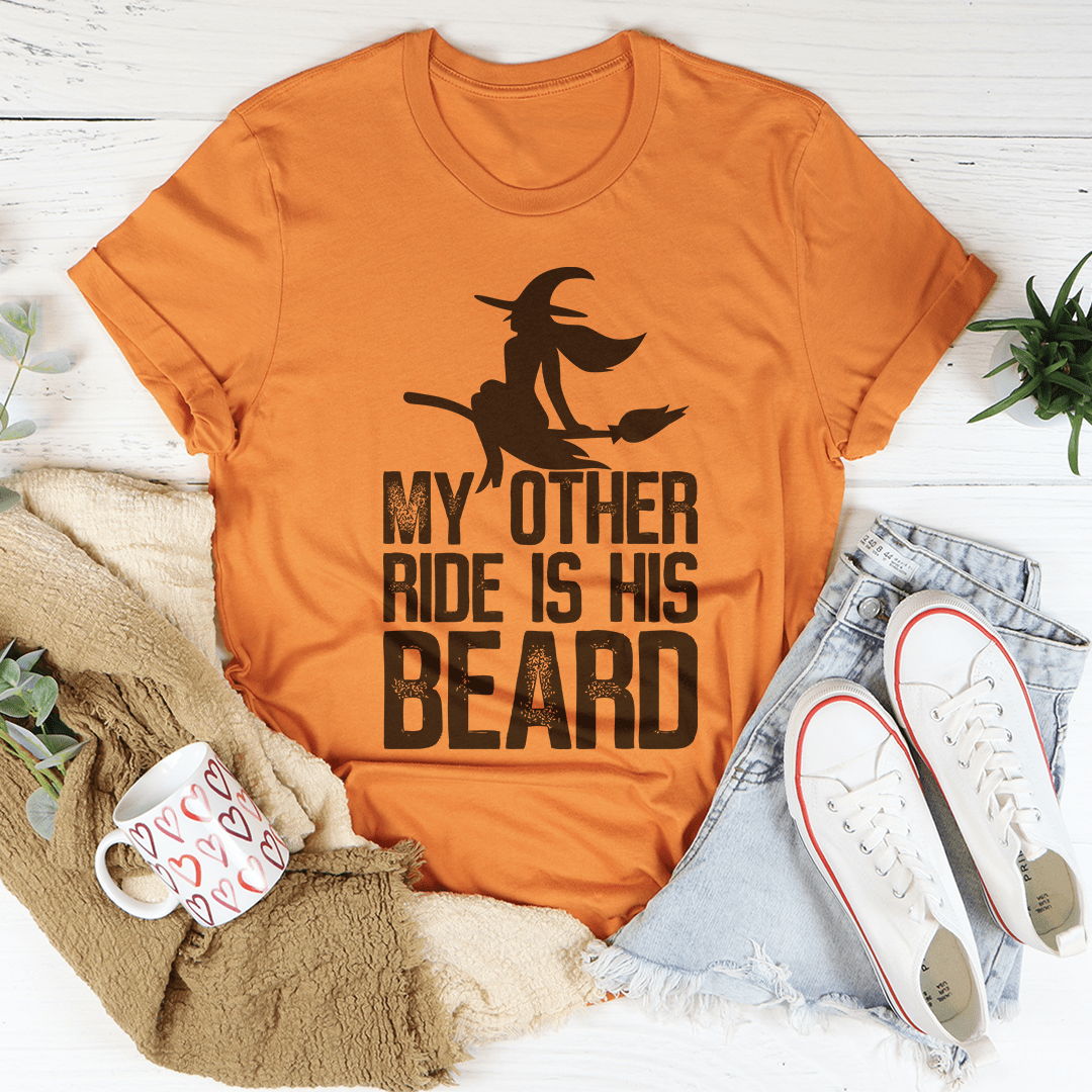 My Other Ride Is His Beard Tee shopmerchmallow My Other Ride Is His Beard Tee