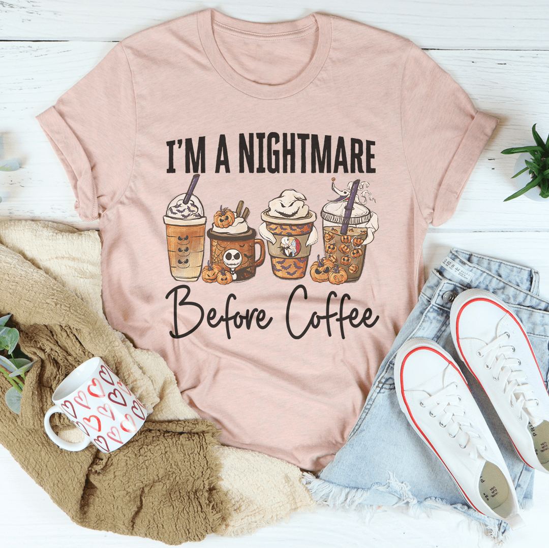 Nightmare Before Coffee Tee shopmerchmallow Nightmare Before Coffee Tee