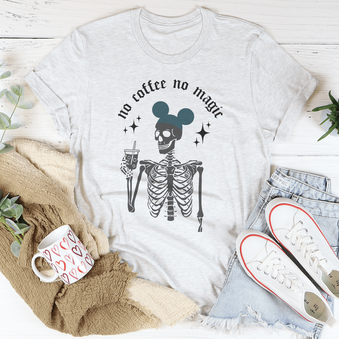 No Coffee No Magic Tee shopmerchmallow No Coffee No Magic Tee