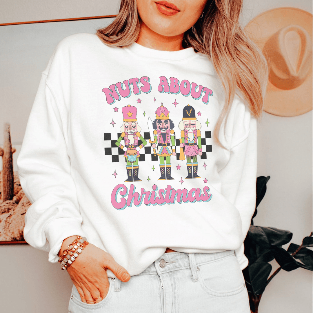 Nuts About Christmas Sweatshirt shopmerchmallow Nuts About Christmas Sweatshirt
