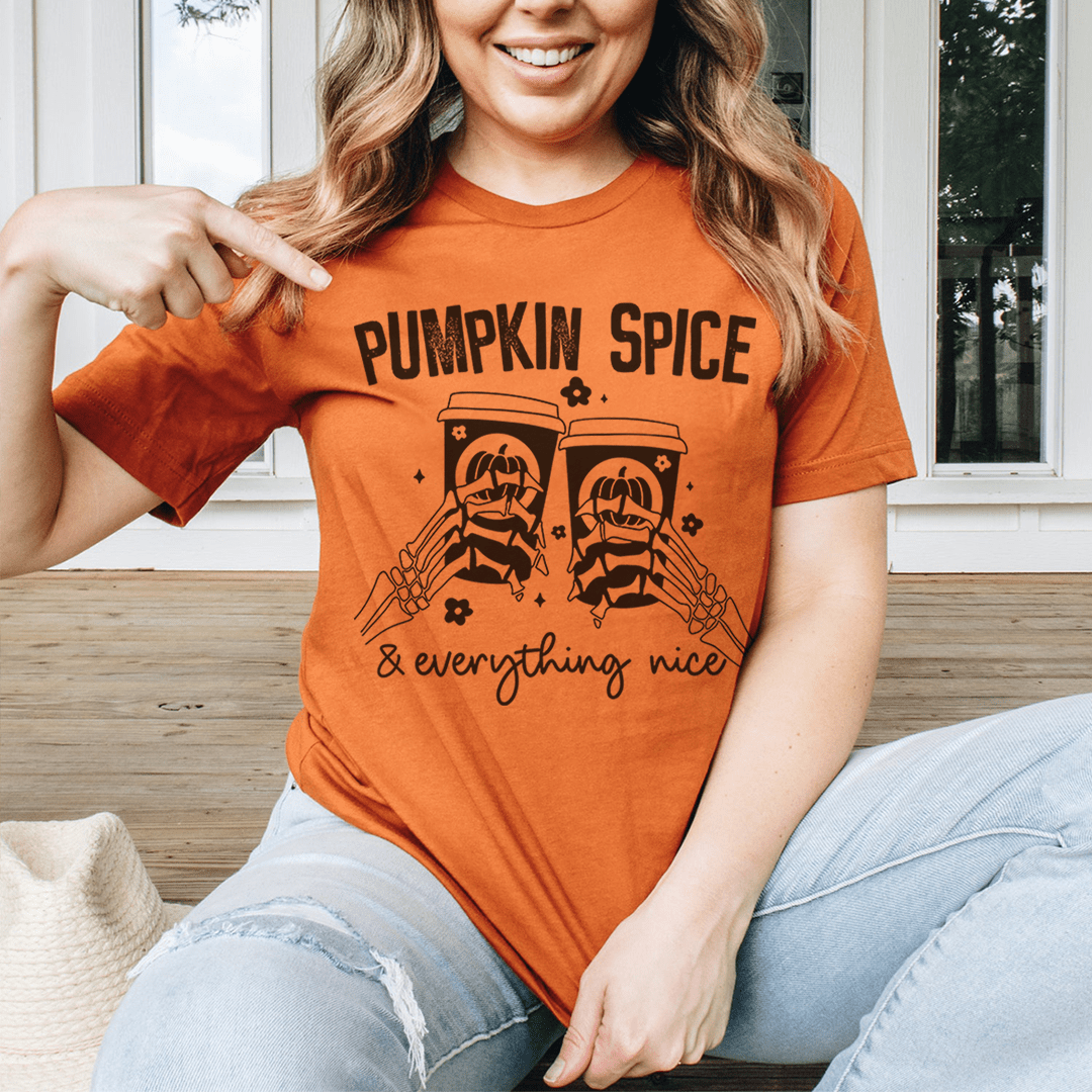 Pumpkin Spice & Everything Nice Tee shopmerchmallow Pumpkin Spice & Everything Nice Tee