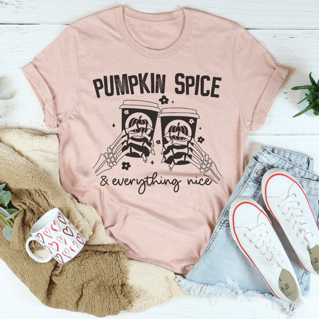 Pumpkin Spice & Everything Nice Tee shopmerchmallow Pumpkin Spice & Everything Nice Tee