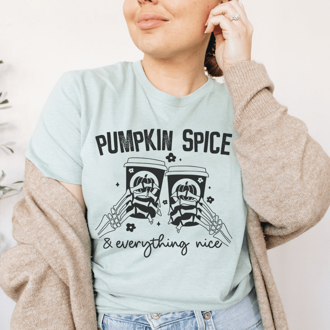 Pumpkin Spice & Everything Nice Tee shopmerchmallow Pumpkin Spice & Everything Nice Tee