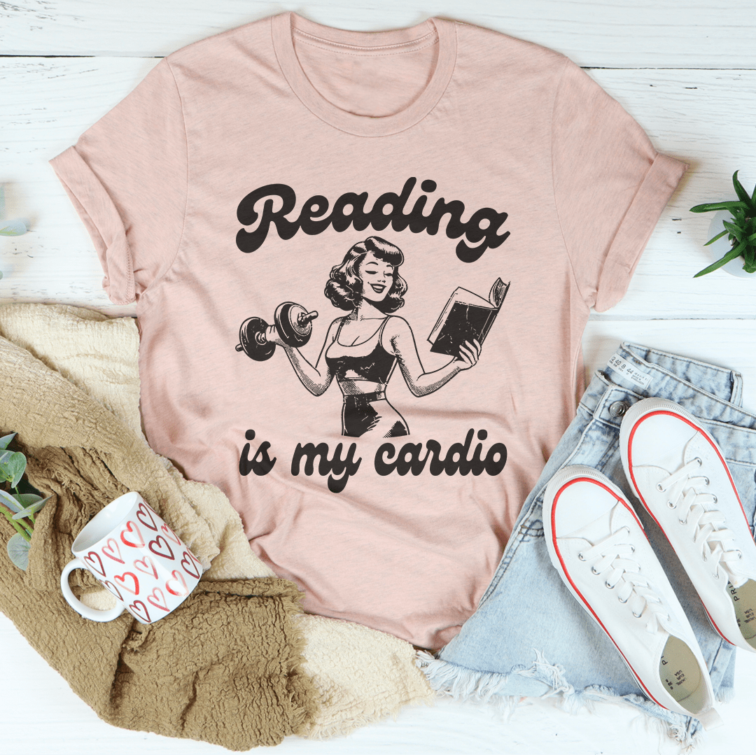 Reading Is My Cardio Tee shopmerchmallow Reading Is My Cardio Tee