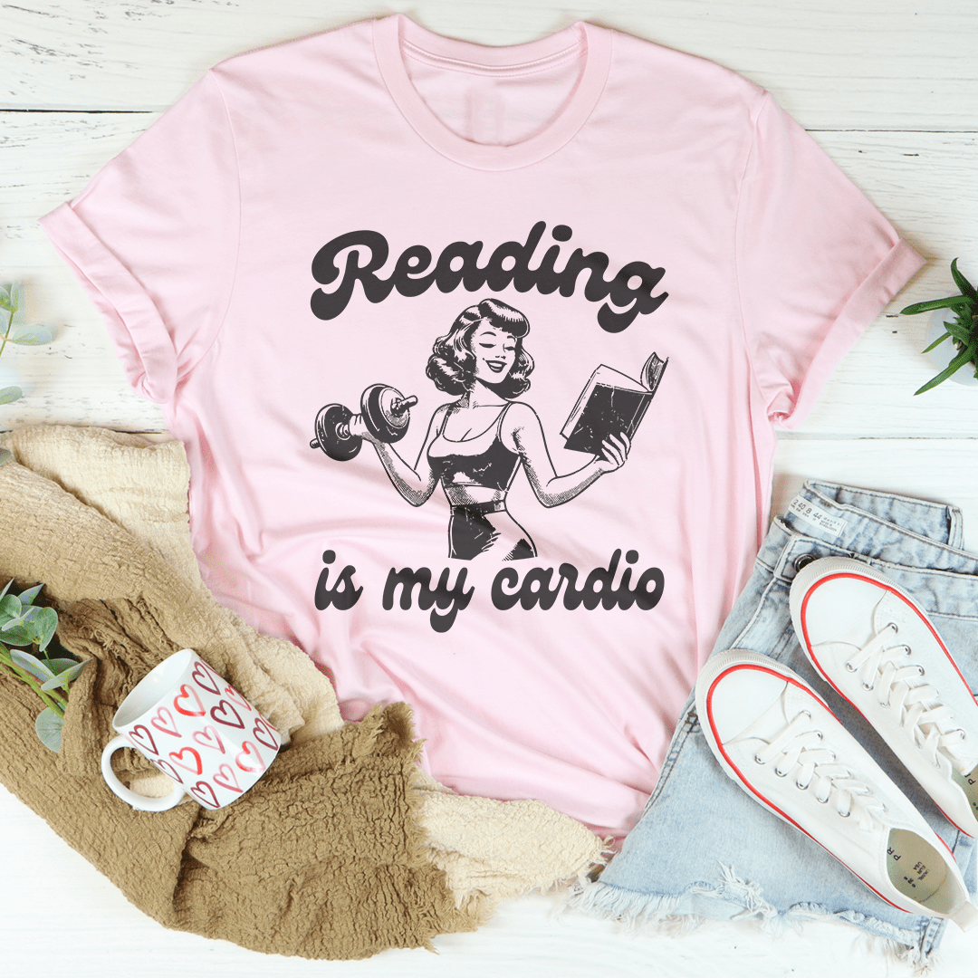 Reading Is My Cardio Tee shopmerchmallow Reading Is My Cardio Tee