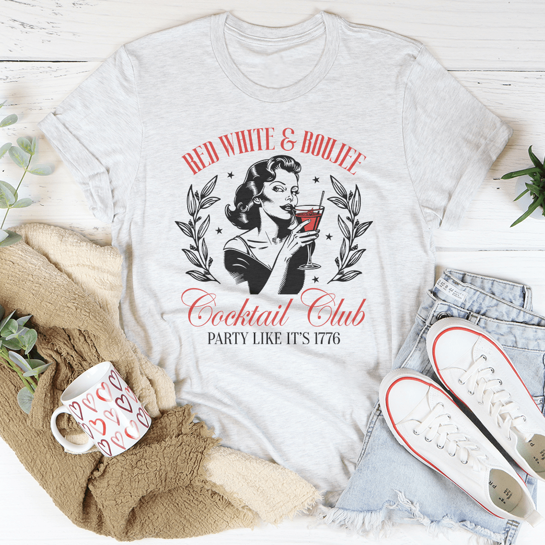 Red White And Boujee Cocktail Club Party Like It's 1776 shopmerchmallow Red White And Boujee Cocktail Club Party Like It's 1776