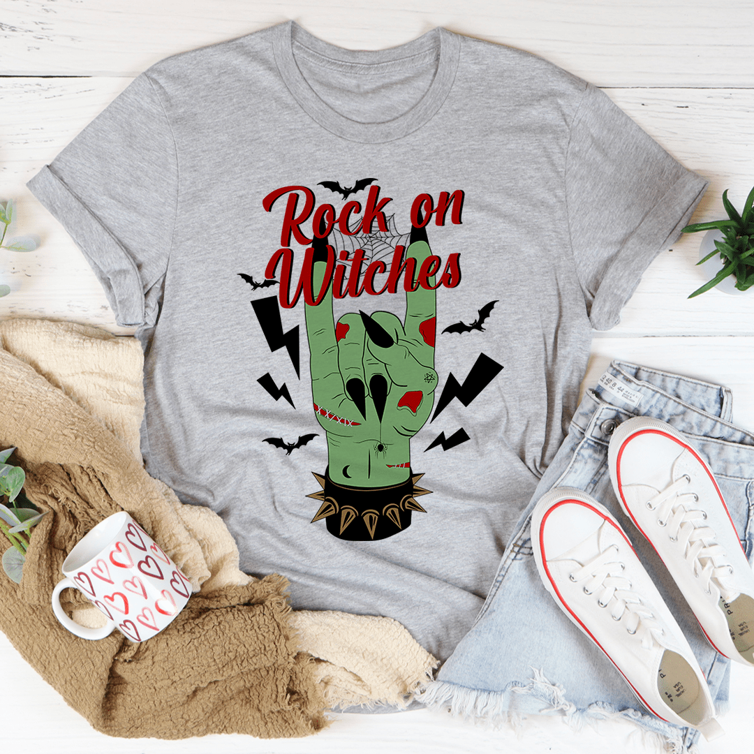 Rock On Witches Tee shopmerchmallow Rock On Witches Tee