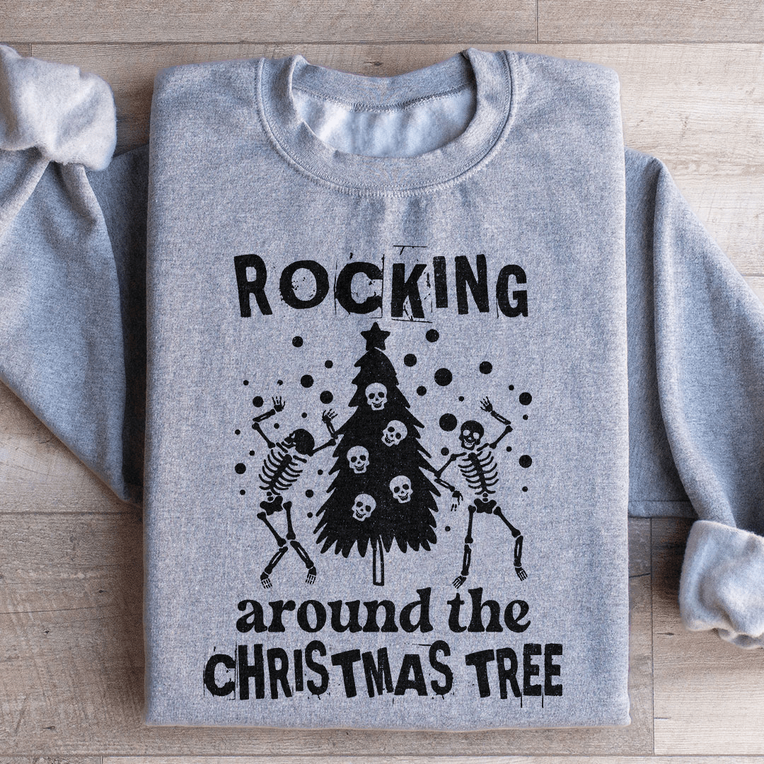 Rocking Around The Christmas Tree Sweatshirt shopmerchmallow Rocking Around The Christmas Tree Sweatshirt