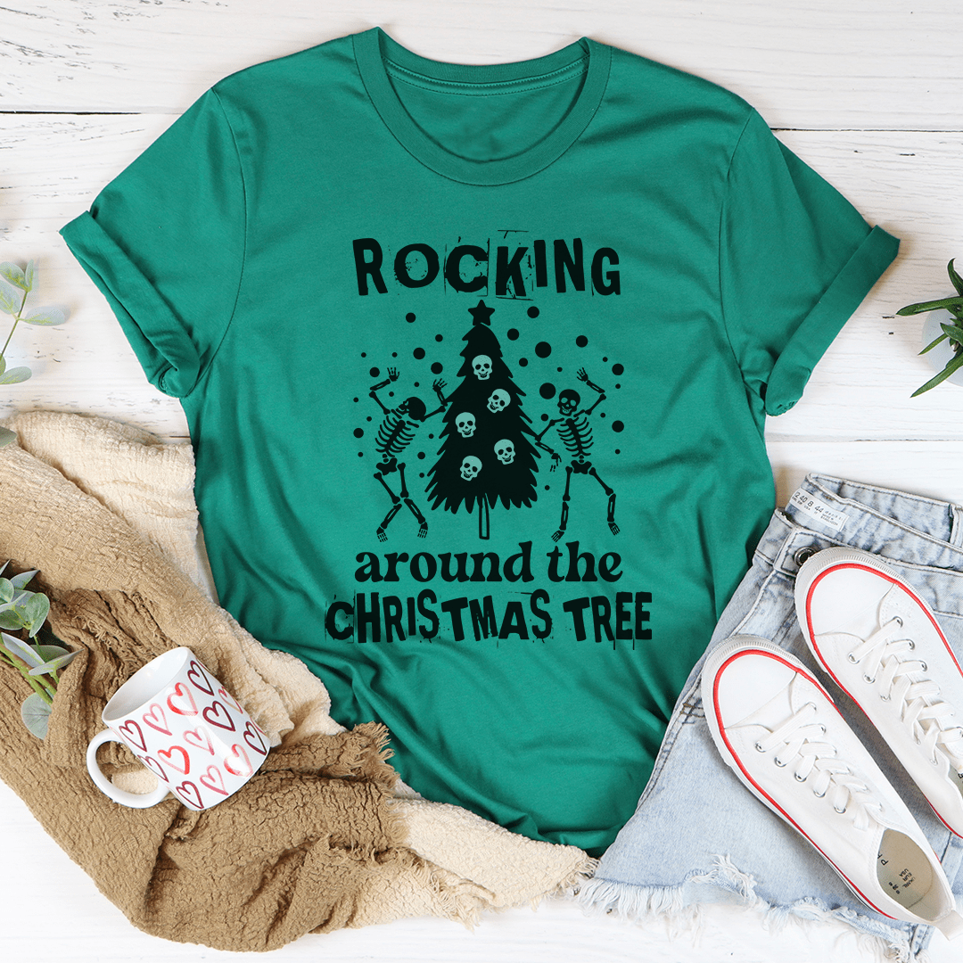 Rocking Around The Christmas Tree Tee shopmerchmallow Rocking Around The Christmas Tree Tee