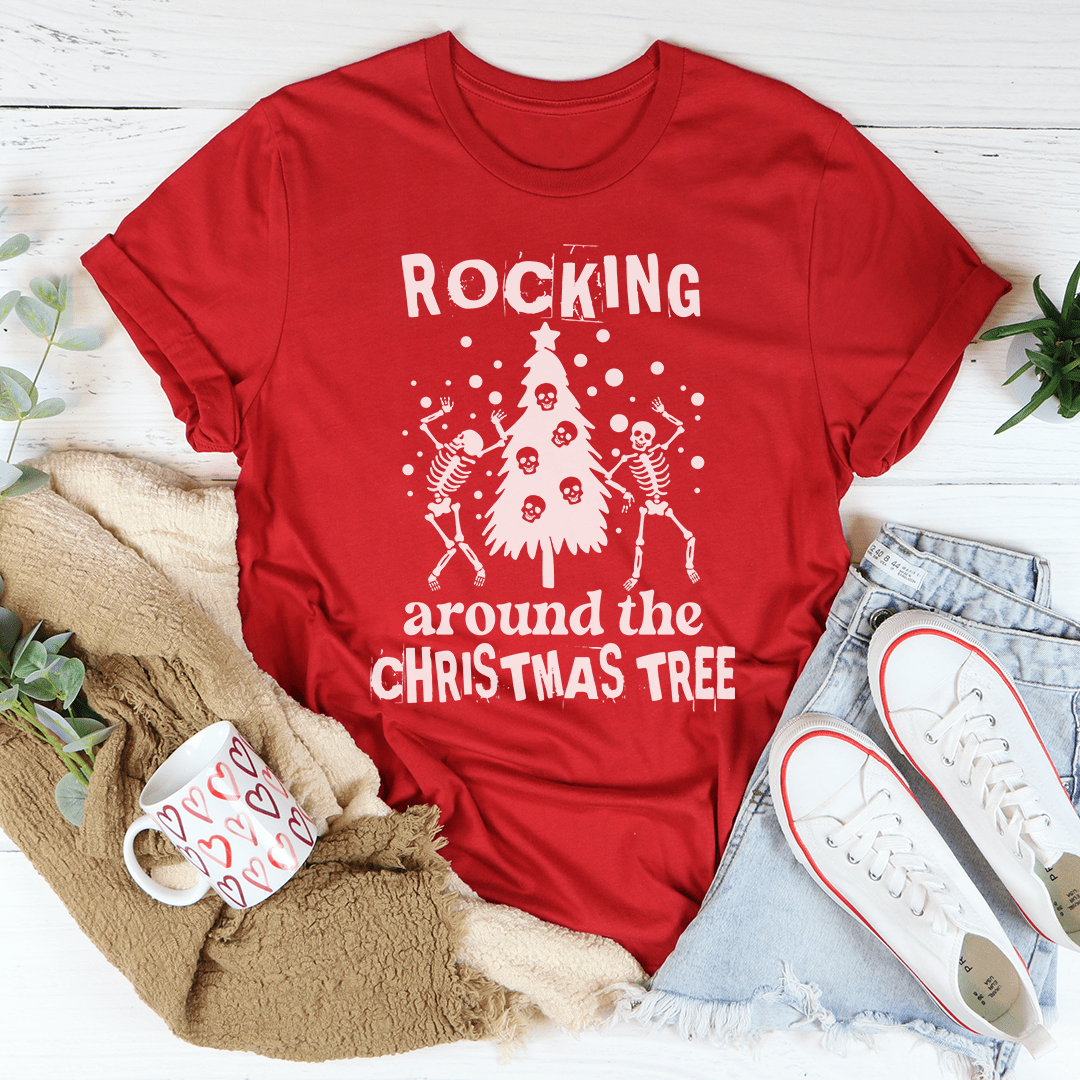 Rocking Around The Christmas Tree Tee shopmerchmallow Rocking Around The Christmas Tree Tee