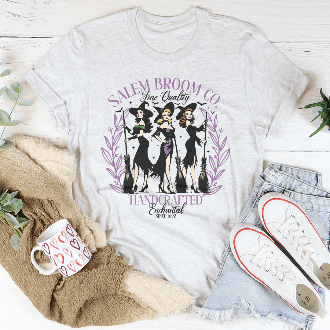Salem Broom Co Fine Quality Handcrafted Enchanted Since 1692 Tee shopmerchmallow Salem Broom Co Fine Quality Handcrafted Enchanted Since 1692 Tee
