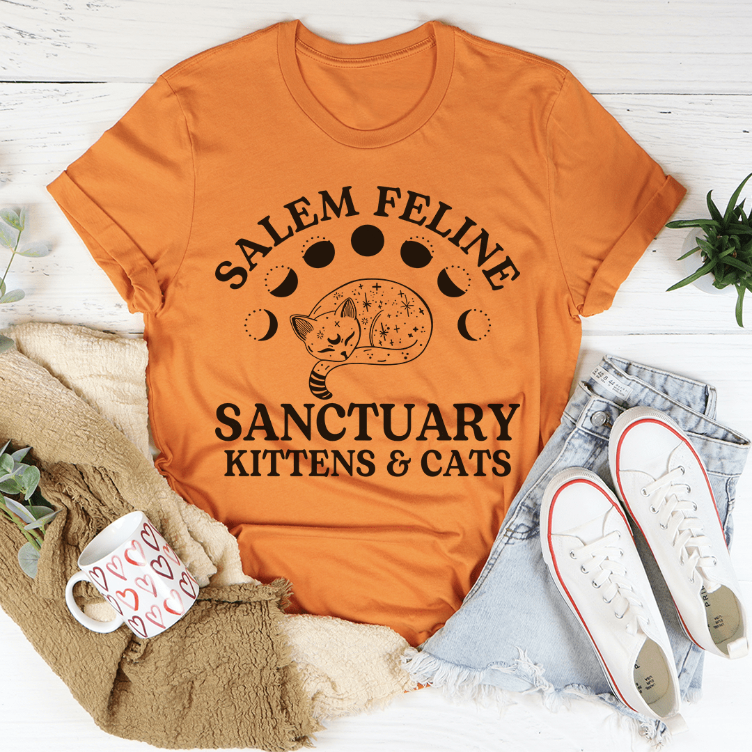Salem Feline Sanctuary Kittens & Cats Tee shopmerchmallow Salem Feline Sanctuary Kittens & Cats Tee