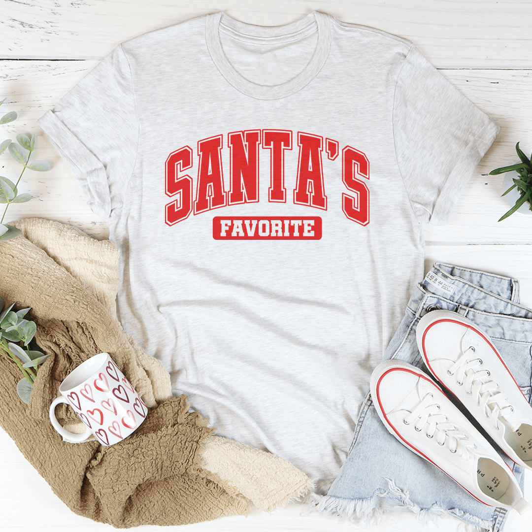 Santa's Favorite Tee shopmerchmallow Santa's Favorite Tee