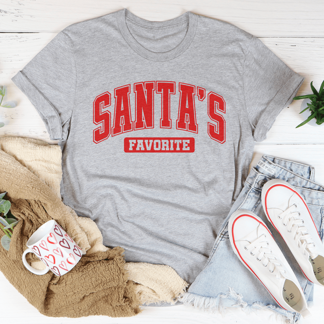 Santa's Favorite Tee shopmerchmallow Santa's Favorite Tee