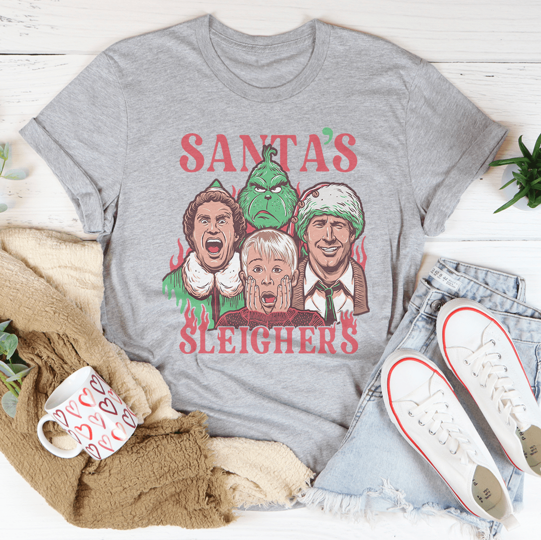Santa Sleighers Tee shopmerchmallow Santa Sleighers Tee