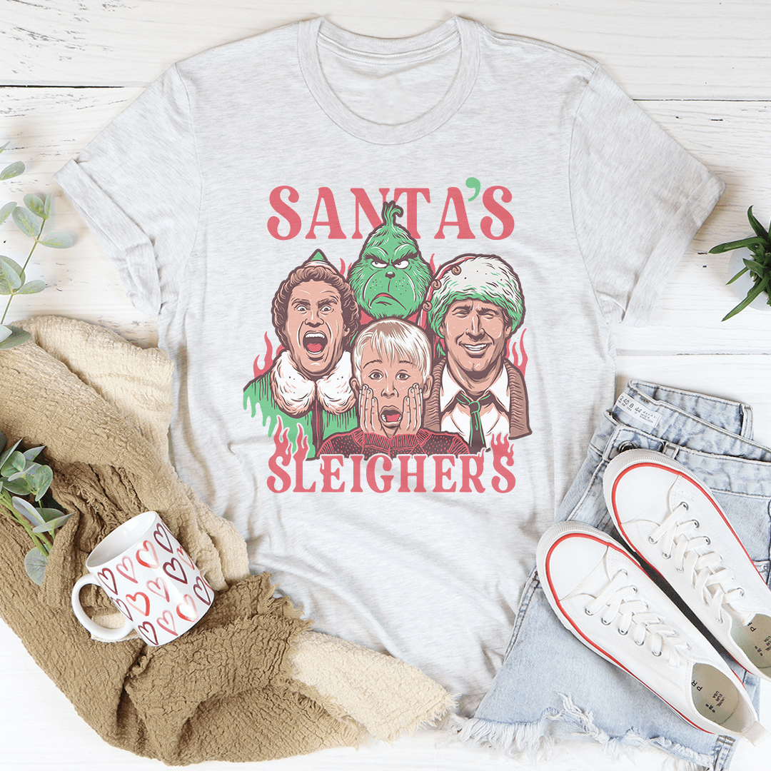 Santa Sleighers Tee shopmerchmallow Santa Sleighers Tee