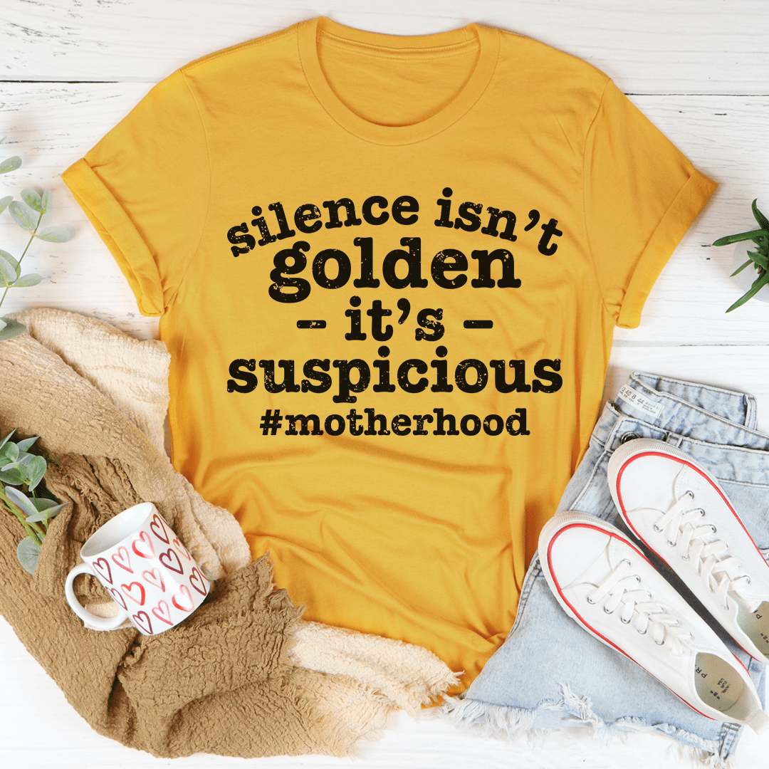 Silence Isn't Golden Tee shopmerchmallow Silence Isn't Golden Tee
