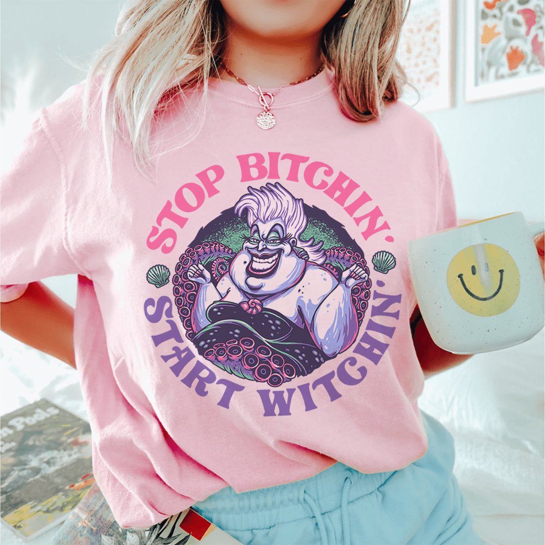 Stop Bitchin' Start Witchin' Tee shopmerchmallow Stop Bitchin' Start Witchin' Tee
