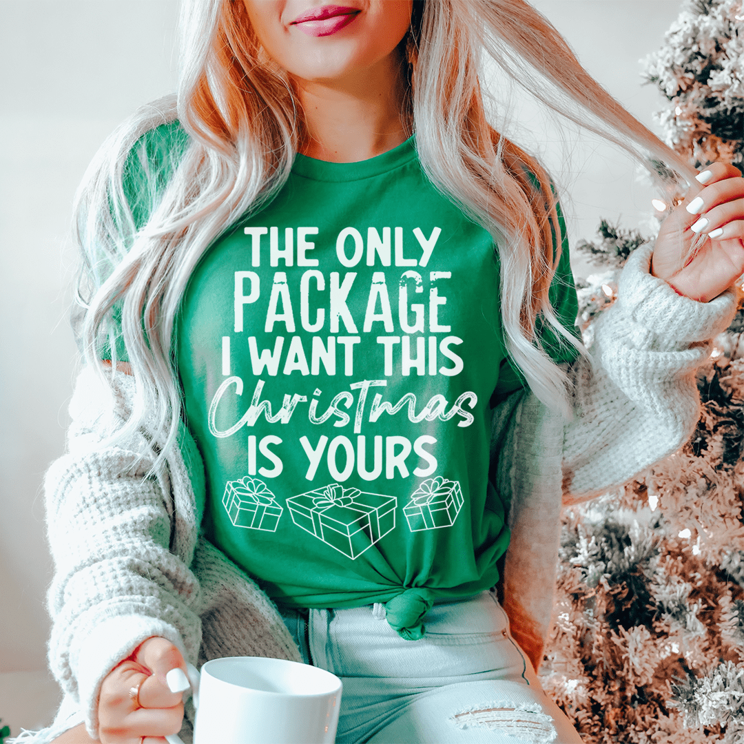 The Only Package I Want This Christmas Tee shopmerchmallow The Only Package I Want This Christmas Tee