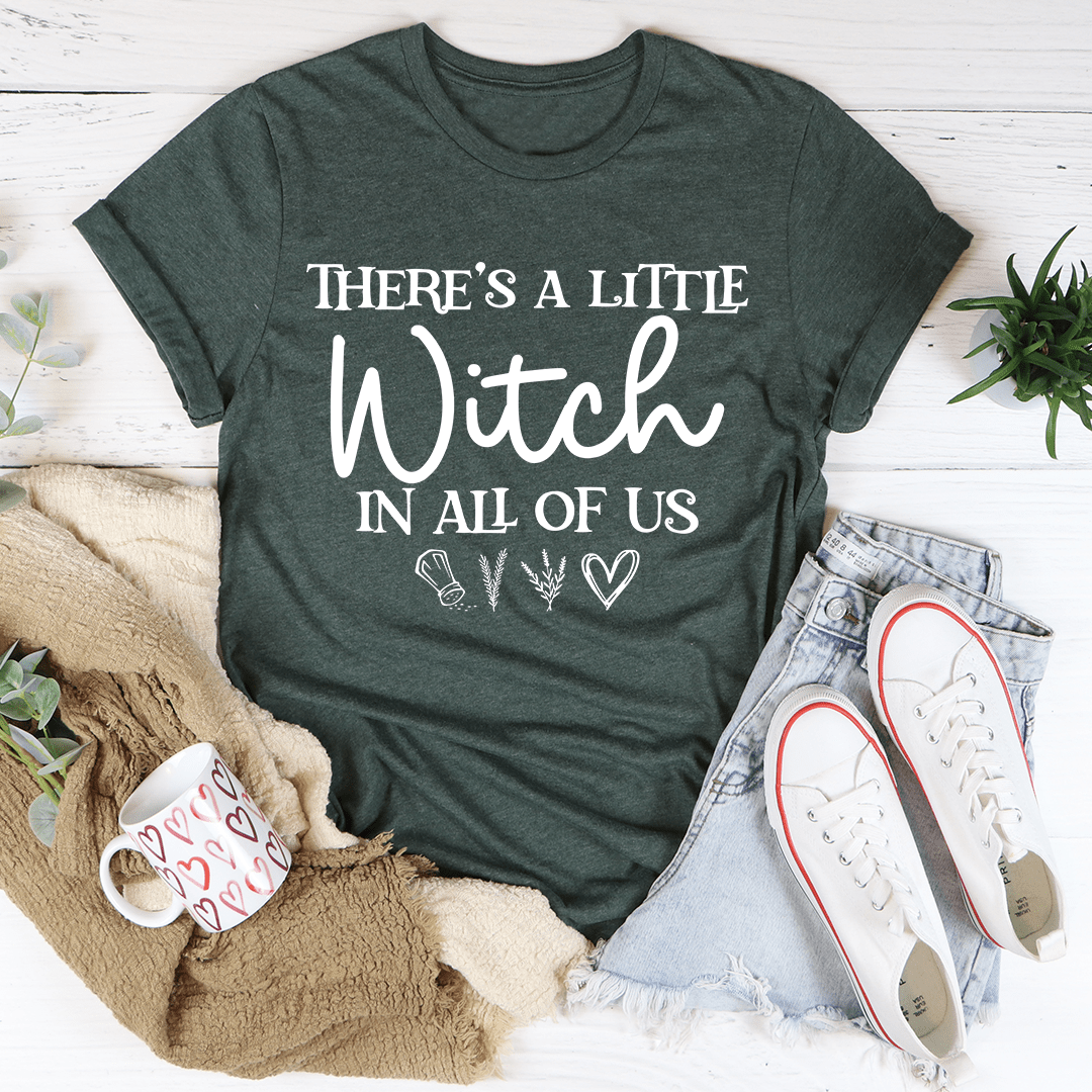 There's A Little Witch In All Of Us Tee shopmerchmallow There's A Little Witch In All Of Us Tee