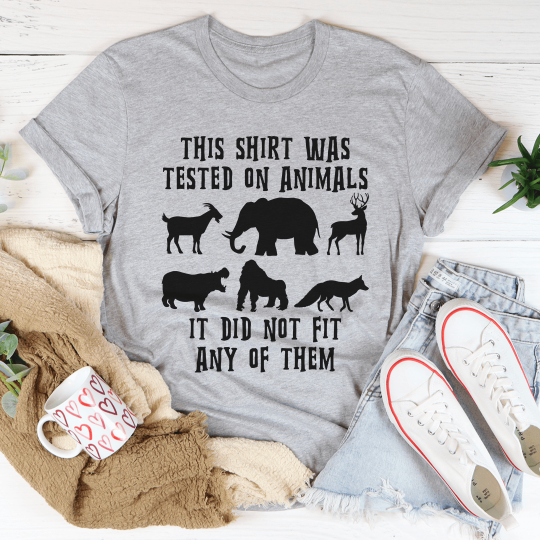 This Shirt Was Tested On Animals Tee shopmerchmallow This Shirt Was Tested On Animals Tee