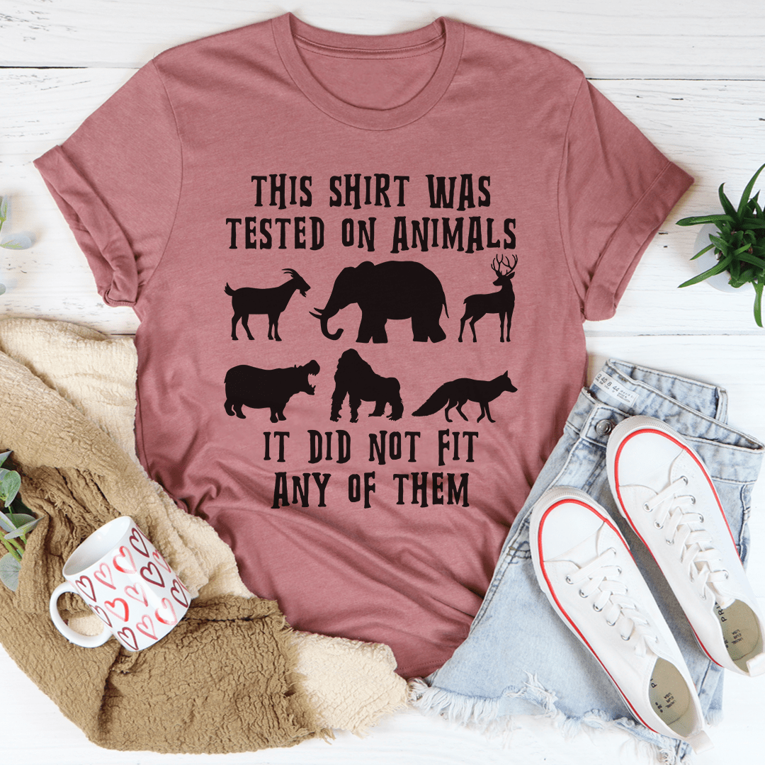 This Shirt Was Tested On Animals Tee shopmerchmallow This Shirt Was Tested On Animals Tee
