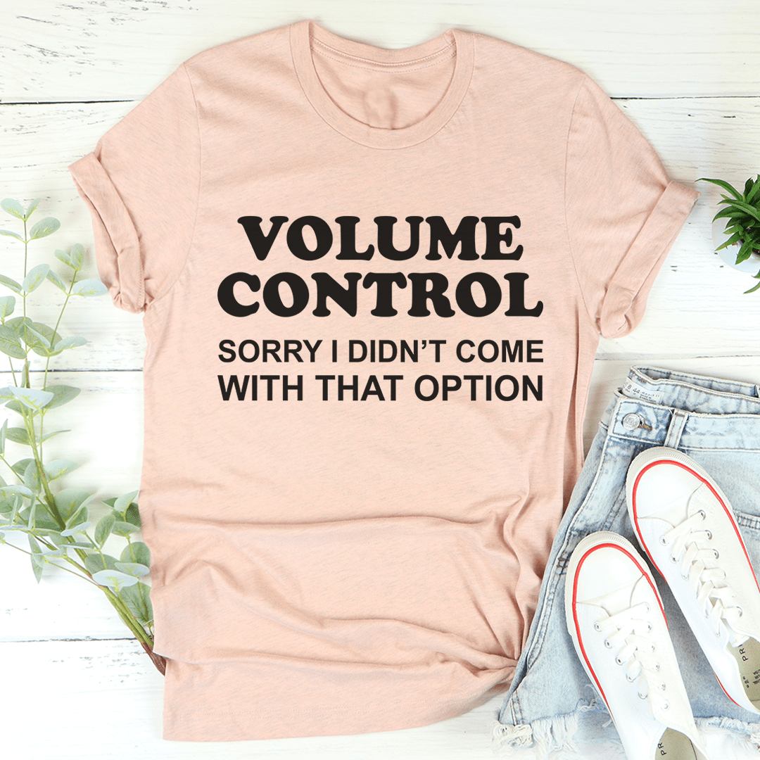 Volume Control Tee shopmerchmallow Volume Control Tee