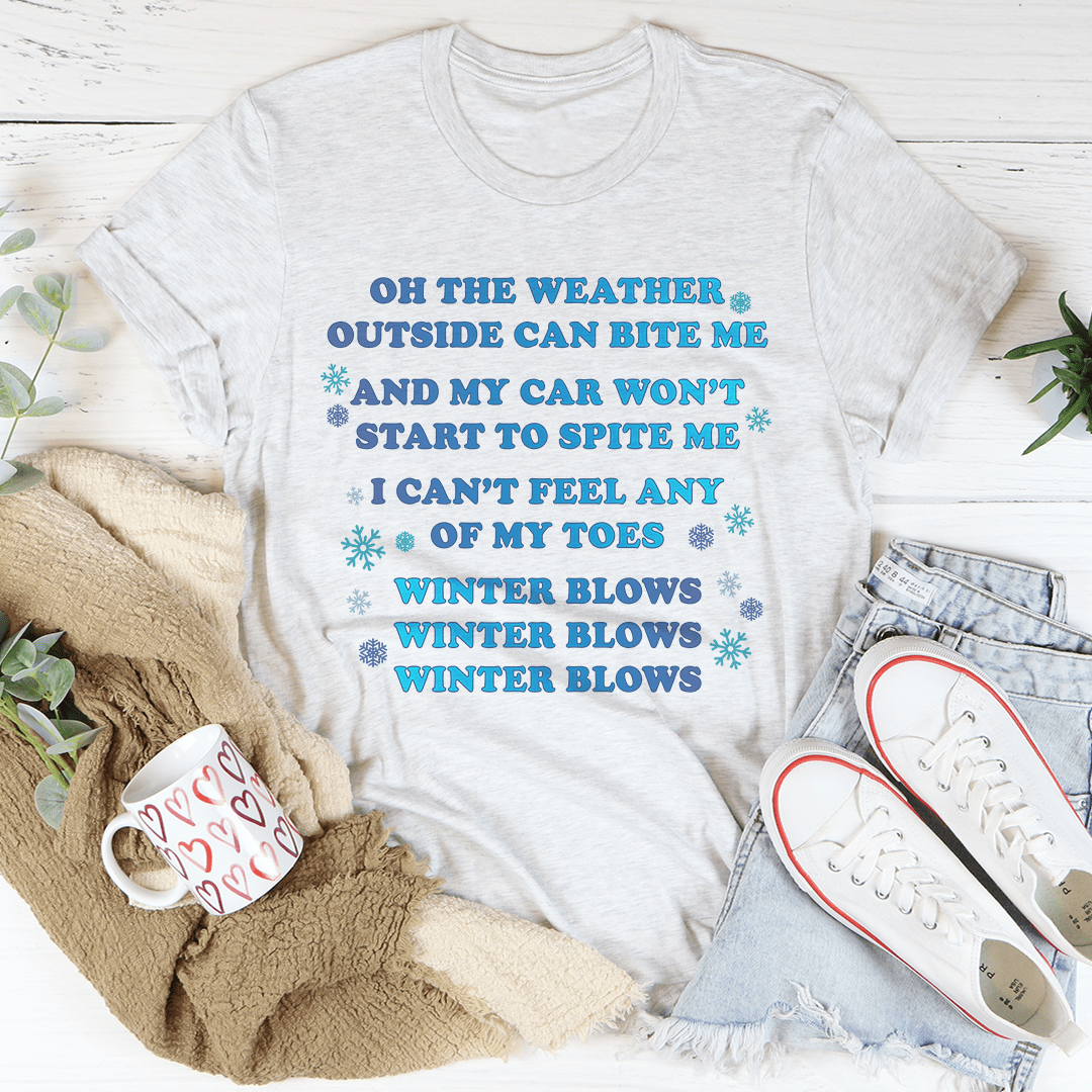 Winter Blows Tee shopmerchmallow Winter Blows Tee