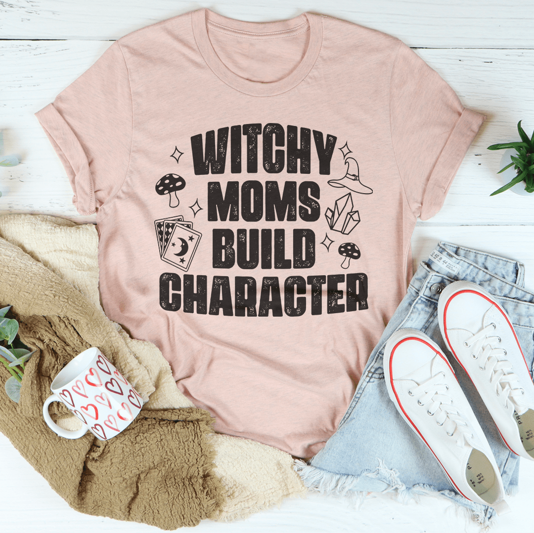 Witchy Moms Build Character Tee shopmerchmallow Witchy Moms Build Character Tee