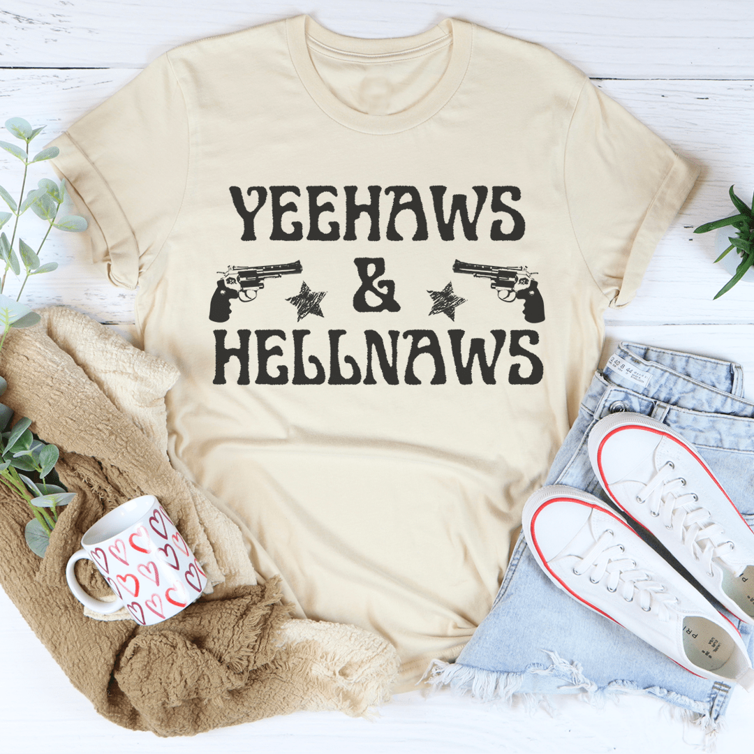 Yeehaws & Hellnaws Tee shopmerchmallow Yeehaws & Hellnaws Tee