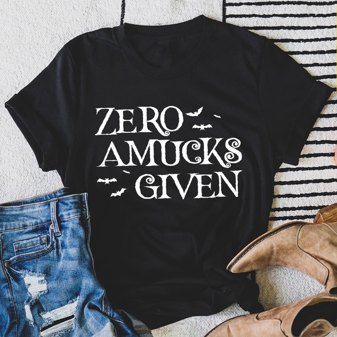 Zero Amucks Given Tee shopmerchmallow Zero Amucks Given Tee
