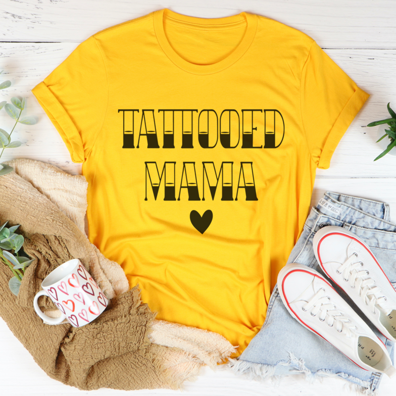Tattooed Mama T-Shirt shopmerchmallow Tattooed Mama T-Shirt
